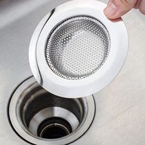 Stainless steel kitchen sink Sewer filter Pool floor drain filter Hair hair anti-blocking slag separator