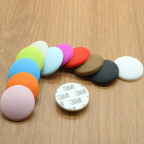 Round silicone wall anti-collision pad Door handle anti-collision pad Door rear anti-collision pad Anti-collision sticker silencer door-to-door suction