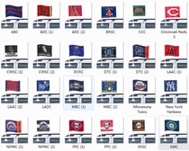 USA Baseball Team Cars Flag USA Baseball Team fans car Flag does not include flagpole