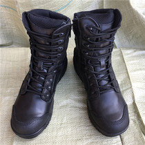 After you run and lose shoes men's winter black special combat boots tactical boots side zipper