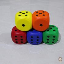 Large sponge prop sieve 6cmPU student dice childrens toy points Number Color