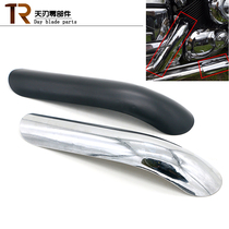  Suitable for Harley cruise retro car Iron Horse racing motorcycle heat shield modification accessories Exhaust pipe protective cover