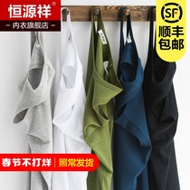 Hengyuanxiang men's I-shaped sweat vest cotton condole belt sports bottoming inside wear fitness slimming summer youth tide
