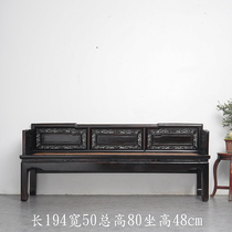 Three-chair benches in the period of the Republic of China old chairs Ming and Qing Classic furnishings old furniture ancient old objects folk second-hand collection