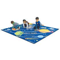 Solar system planetary teaching blanket kindergarten early education children cognitive learning planetary carpet multifunctional game carpet Hua