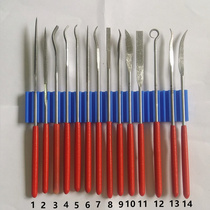 Profiled diamond filing knife diamond semicircular filing flat panel small bruising knife round triangular filing knife shumgang sand filing knife