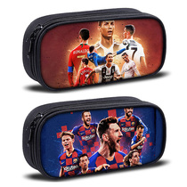 Football star pencil case C Romesine Malmbappe primary and secondary school pencil case large capacity stationery bag