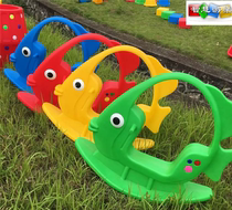 Kindergarten swing goldfish rocking horse Playground Swing rocking horse Goldfish rocking horse Rotomolding goldfish rocking horse thickened multi-color