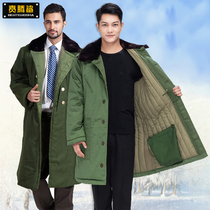 Old military cotton coat men and women winter thickened old green northeast cotton-padded jacket cold-proof cotton-padded jacket short security cotton-padded jacket