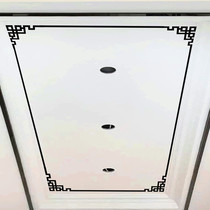 Beauty sideline self-adhesive black ceiling ceiling decorative line Chinese diagonal flower plane paste plaster line beautiful edge strip