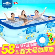 Childrens swimming pool childrens inflatable thickened swimming pool home super adult indoor family baby paddling pool bathing pool
