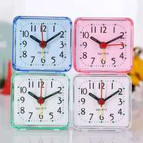 Mini Crystal alarm clock cute creative clock student simple alarm clock mini alarm clock Net red bedroom dormitory alarm clock