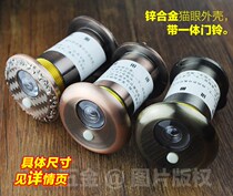 Anti-theft door old-fashioned household Maxim Panpan Buyang Wangli Cats eye HD door mirror universal