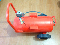 30L volume vacuum tank vacuum gas storage tank (with shock-resistant vacuum gauge and ball valve drain valve)
