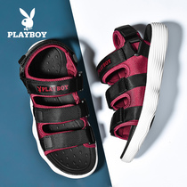 Flowers Playboy Men Shoes 2022 Summer New Youth Trend Sports Dual-use Sandals Men Casual Beach Shoes