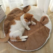 Cat cushions sleeping with non-stick fur pets cushions Warm Small Blankets Pets With Cat Cage Terrace Mat Kitty Sleeping Mat