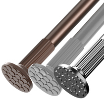 Clothes drying rod punch-free telescopic rod single rod clothes hanger Balcony drying rod shrink household indoor hanging rod top installation