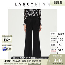 (Italian design) Longfashion business Career High waist Straight cylinder wide leg Western Pants Women 2022 Spring new
