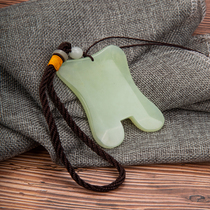Natural Jade slate scraping Zhang Xiuqin holographic small dolphin face beauty whole body dredge Meridian Xiuyan Jade