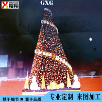 Electroplated ball Christmas tree New Year Christmas Mall atrium Mei Chen decoration custom Christmas tree pendant decoration