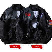 Thieves NASAs new MA1 Air Force jacket flying cosmonaut jacket plus cotton autumn and winter money thick and thin for men and women 3