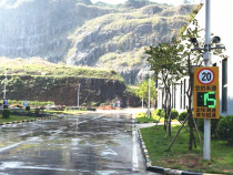  Factory units install fixed vehicle speed capture equipment HT3000D radar speedometer speed reminder