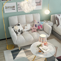 Wood Youins Lazy Couch Small Family Type Simple Single Double Bedroom Rental House Net Red with foldable tatami