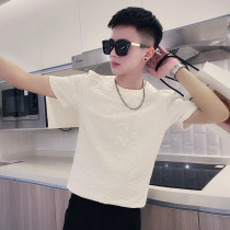 Design Sense Men Short Sleeve Tide T - shirt Summer Clothes Current Half - sleeve 2023 New Semi - sleeve Top
