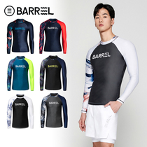 South Korea BARREL mens summer surf Odd outdoor sunscreen quick-dry diving swimming long sleeve star same model
