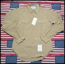 Brand new United States Marine Corps USMC khaki long-sleeved shirt shirt Public hair original product