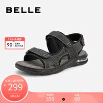  Belle 2021 summer new mens shoes casual outdoor sandals driving outdoor soft bottom comfortable beach shoes 21019BL1