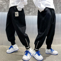 Childrens clothes boy pants Spring and autumn style 2022 new spring clothing CUHK Scout pants Fry Street Casual Spring Sports Tide