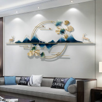 Light luxury wall pendant living room TV sofa bedroom bedside background wall decoration creative wrought iron wall decoration