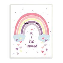 Stupell Industries Be A Kind Rainbow Quote Kids Roo