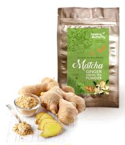 Ginger Matcha Green Tea Powder Organic Japanese Pr