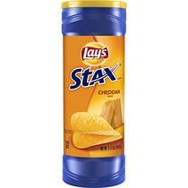 5 5 OunceLays Stax Cheddar Flavored Potato Cris