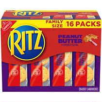 Ritz Peanut Butter Sandwich Crackers Family Size 1