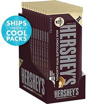 HERSHEYS Chocolate Candy Bars with Almonds 4 2 Oun