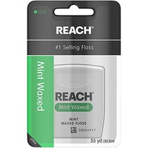 REACH Mint Waxed Floss 55 Yards (Pack of 6) RE