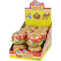Kokos Fast Burger Dip-N-Lik Lollipop with Candy Po