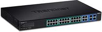 TRENDnet 28-Port Gigabit Web Smart PoE ten Switch 24