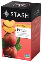 20 Count (Pack of 6) Stash Tea Peach Black Tea