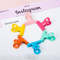 Cute Pink Small Clip Chic Teenage Girl Hearts Soft Girl Macaron Color Shooting Photo Props Can Clip Paper Clip Cloth