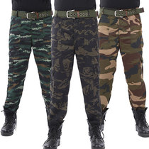 Pants for work on the construction site mens wear-resistant trousers camouflage overalls construction workers military training multiple pockets