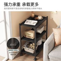 Sofa side a few side cabinets black Serve extremely simple wind multilayer small cart Multi-function Living room Shelf TV Next