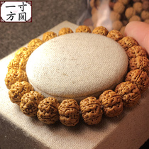 Size King Kong Bodhi hand string Buddha beads Single circle tree King God Plum blossom low plate pile double plate dragon pattern hand string 108 pieces
