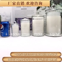 Large glass jar household emergency candle disaster prevention and disaster relief self-help supplies power outage lighting smokeless windproof candles