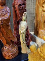 Haixin Buddha furniture 2018 new product display Link Taiwan boutique wood carving statue solemn Buddha statue