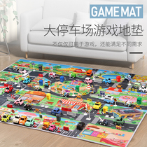 Children's City Traffic Scene Map Toy Car Play Car Parking Lot Climbing Mat Game Mat Carpet