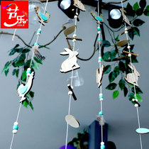 Easter Decoration Placement Kindergarten Ceiling Cute Animal Small Pendant Accessories Creative Mall Classroom Scene